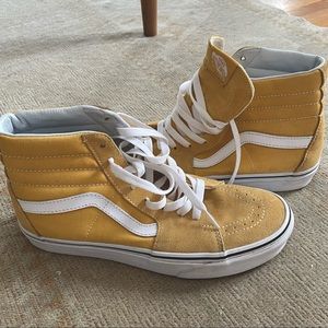 Vans Yellow Sk8-Hi Shoes